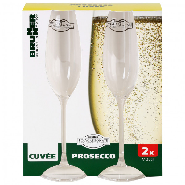 0830205N SET 2 BICCHIERI PROSECCO BRUNNER